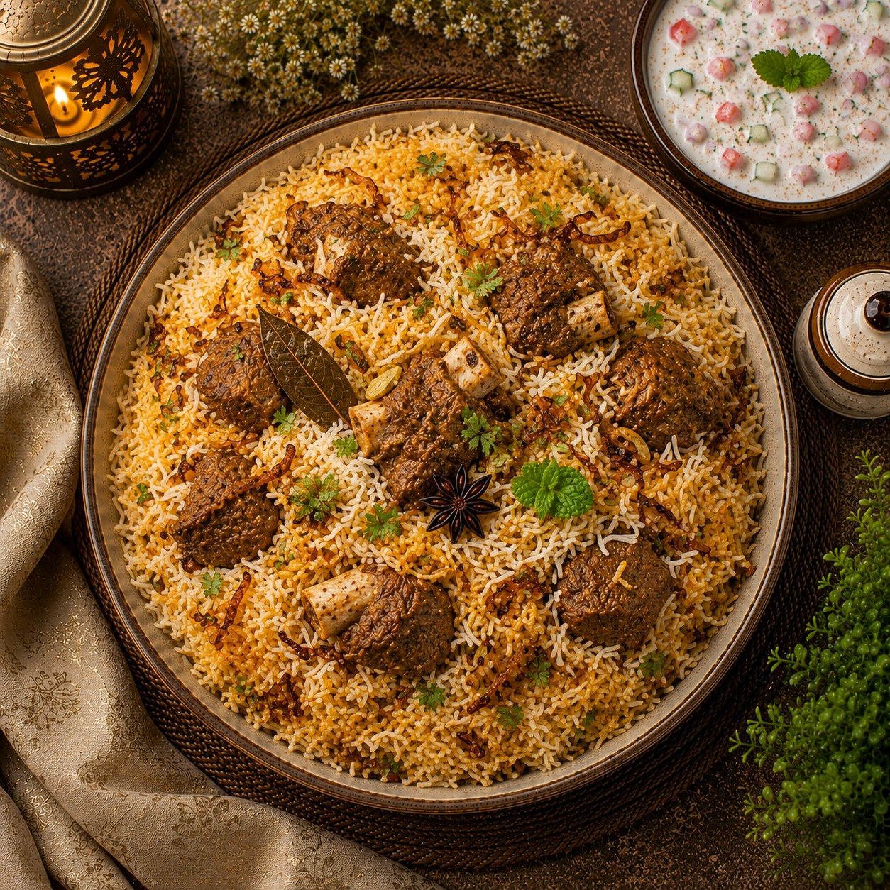 Mutton Dum Biryani